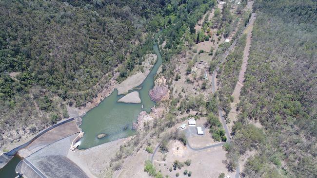 Aerial view of Borumba Dam.