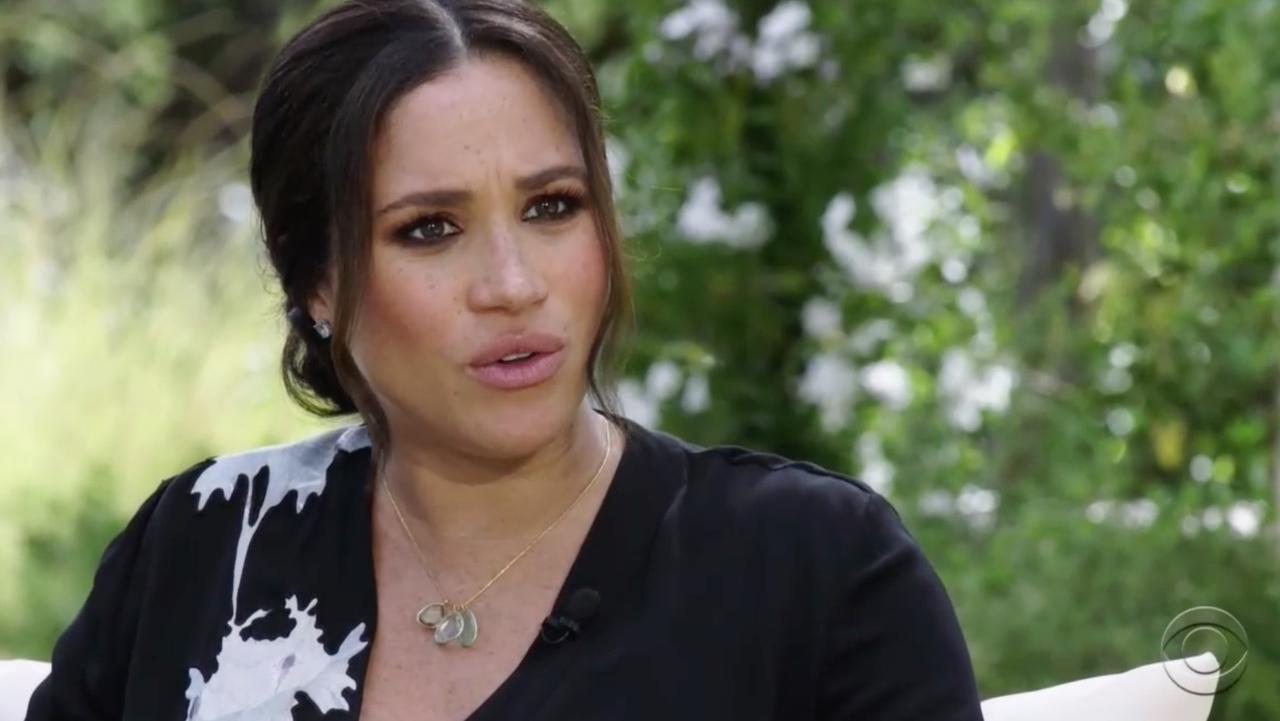 Meghan painted a picture of a very unhappy life behind closed Palace doors. Picture: CBS