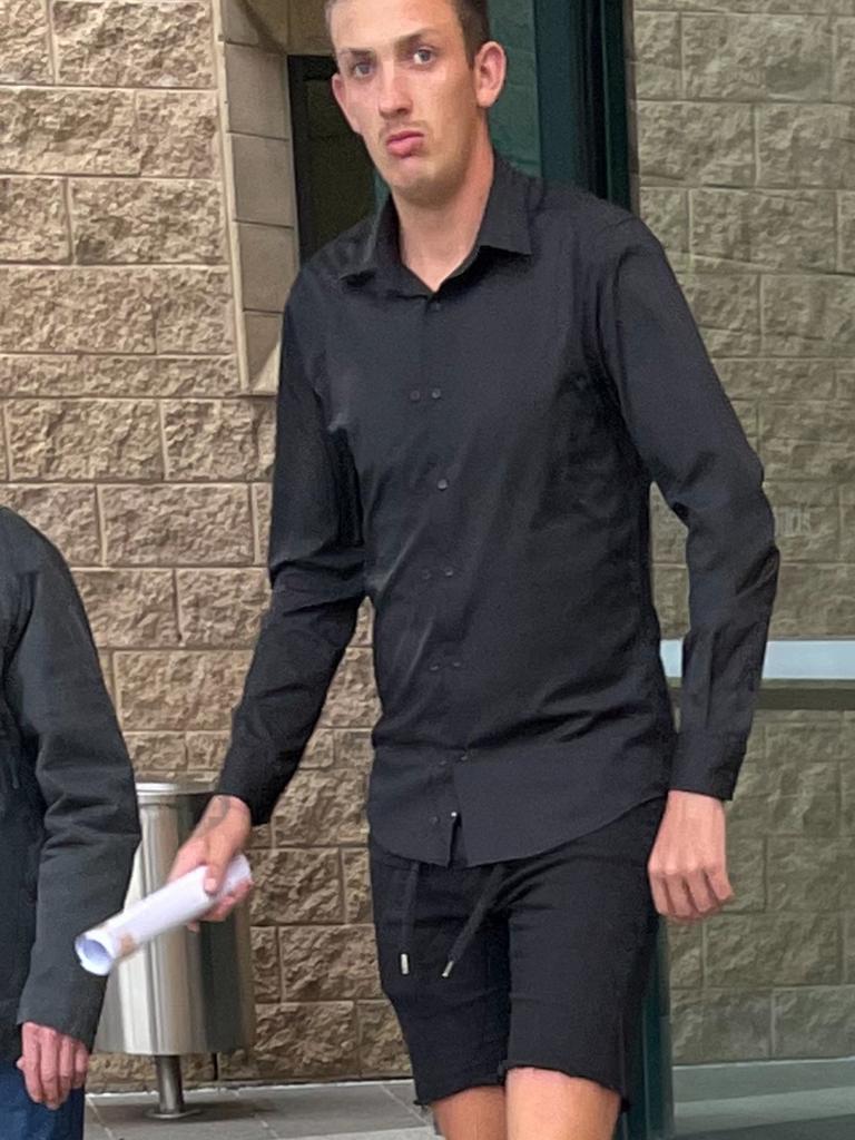 Jackson Brogaers leaving court on Thursday.