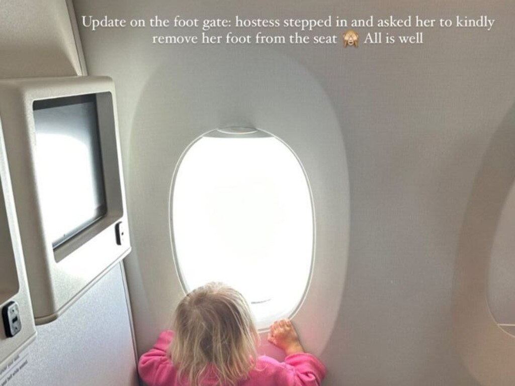 Gemma shared a final, happy update on “footgate” to her followers. Picture: Instagram