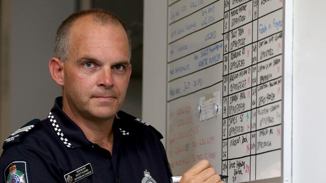 Cairns Forensic Crash Unit Sergeant Scott Ezard in 2019 added the names of Lauren Quabba and Evan Fielder to a police list of fatal crash victims.