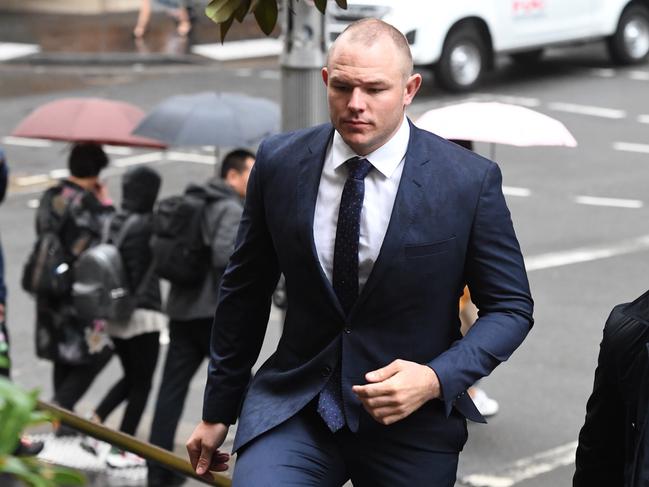 Martin Kennedy arrives at the Downing Centre Courts in 2019. Picture: AAP Image