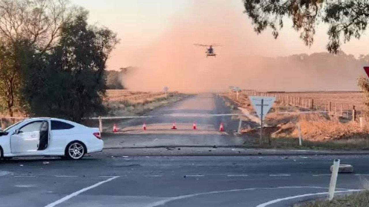 It is the worst crash in Victoria in 11 years. Picture: Nine News