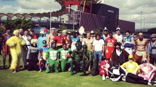 The Suns group photo that appeared on Campbell Brown’s Instagram.