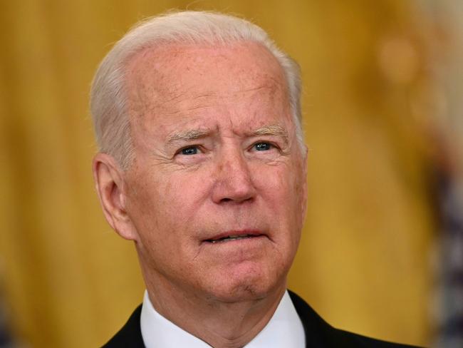 US President Joe Biden on Tuesday broke his silence on the Afghanistan crisis. Picture: AFP