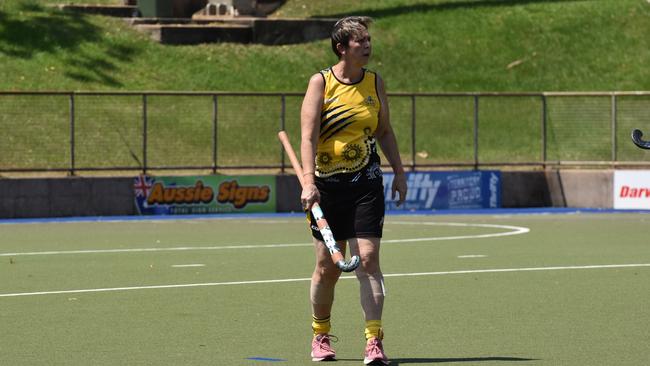 Photos from Darwin B-grade hockey grand final day. Picture: Darcy Jennings.