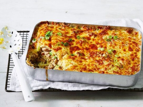 'Half the Time' dinner meal plan: 10-minute tuna pasta bake.