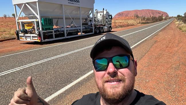 The long haul driver was described as 