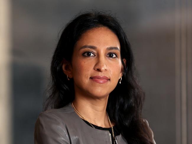 The chief financial officer of Jack Dorsey's payments giant Block, Amrita Ahuja, is visiting Australia for the first time, one year after the company acquired Afterpay in the largest transaction in Australian business history. Jane Dempster/The Australian.