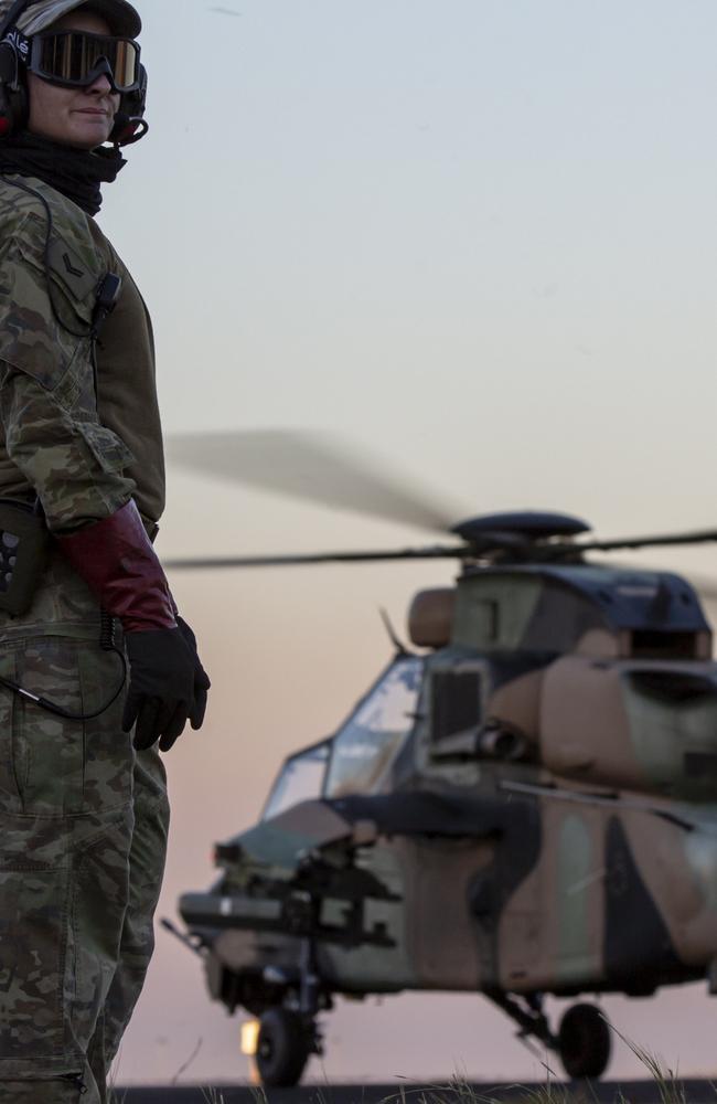 Corporal Laura Wakeling joined the Australian Army as aviation ground crew at the age of 33, realising a long-held ambition. Picture: Defence