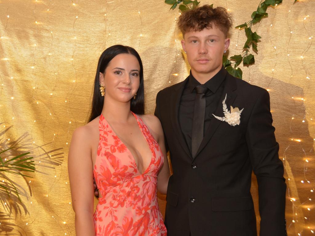 Rachel Lawrie and Jackson Stewart at the Toowoomba State High School Formal, November 13, 2024.