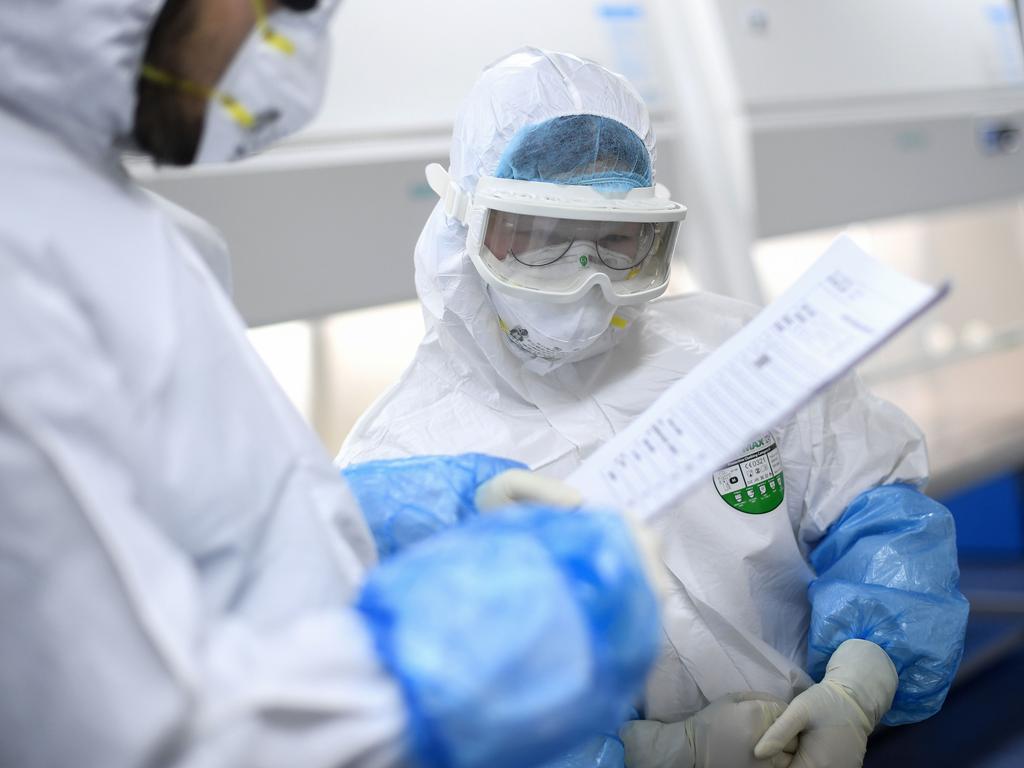Dr Huff believes Covid was genetically engineered in Wuhan through gain of function research funded by the US government - and poor biosafety led to a lab leak. Picture: STR/AFP/ China OUT