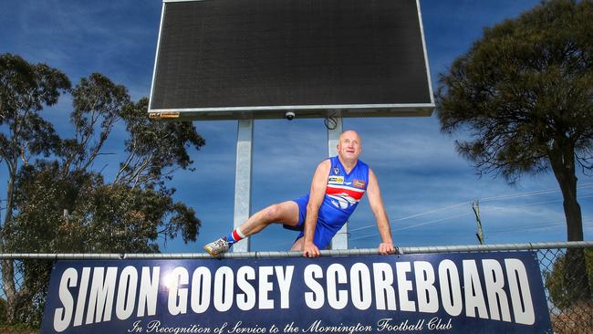 Simon Goosey at Mornington. Picture: Colleen Petch.