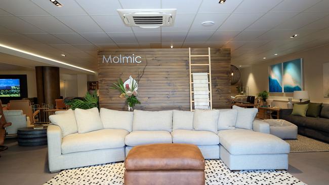 Established Melbourne manufacturer Molmic will be sold from the new showroom. Picture: Paul Furse