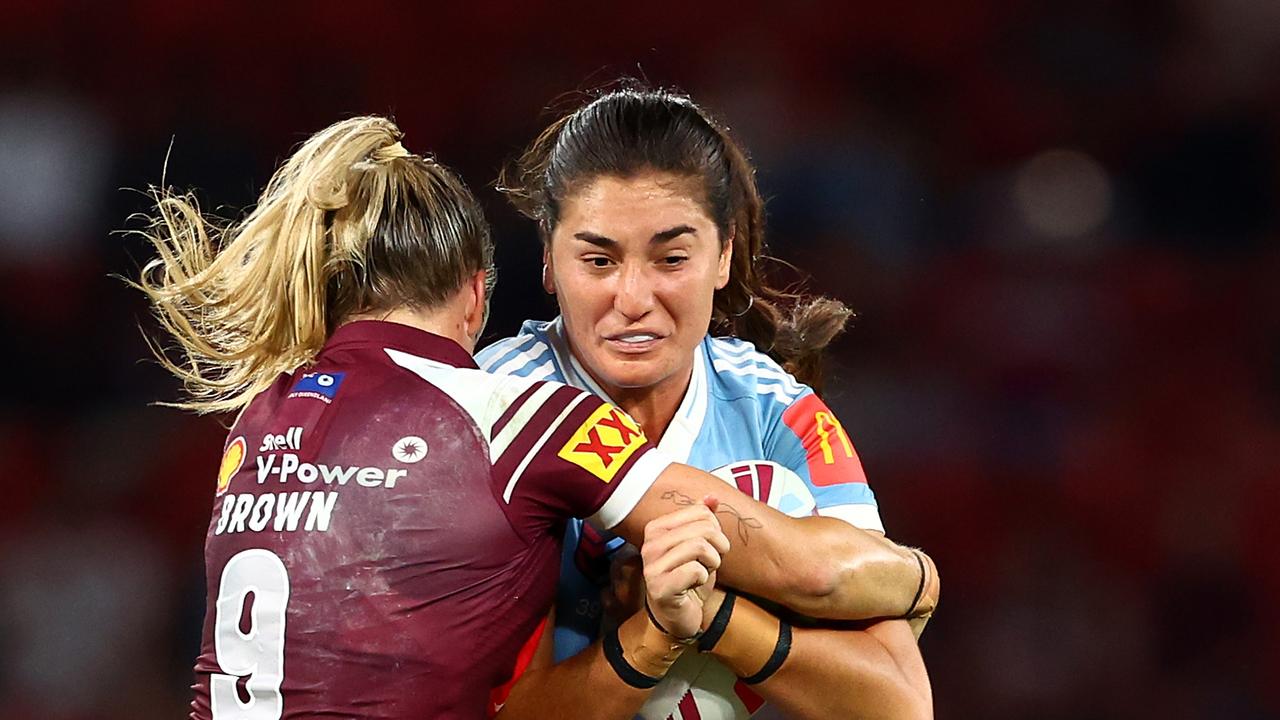 Origin I explodes as Blues, Maroons trade tries and big hits