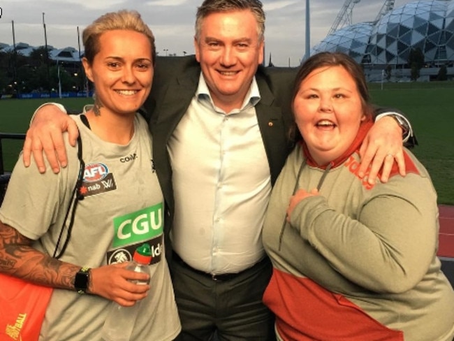 Moana Hope, Eddie McGuire, and Lavinia Hope. Picture: Instagram