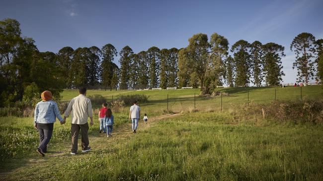 The family in Australia. Photo: Nick Cubbin