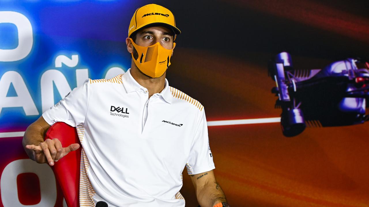 Daniel Ricciardo is still getting used to his McLaren seat.