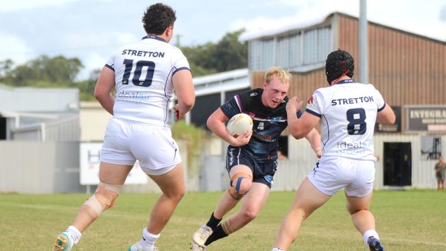 Noah Noke playing for Caloundra SHS.