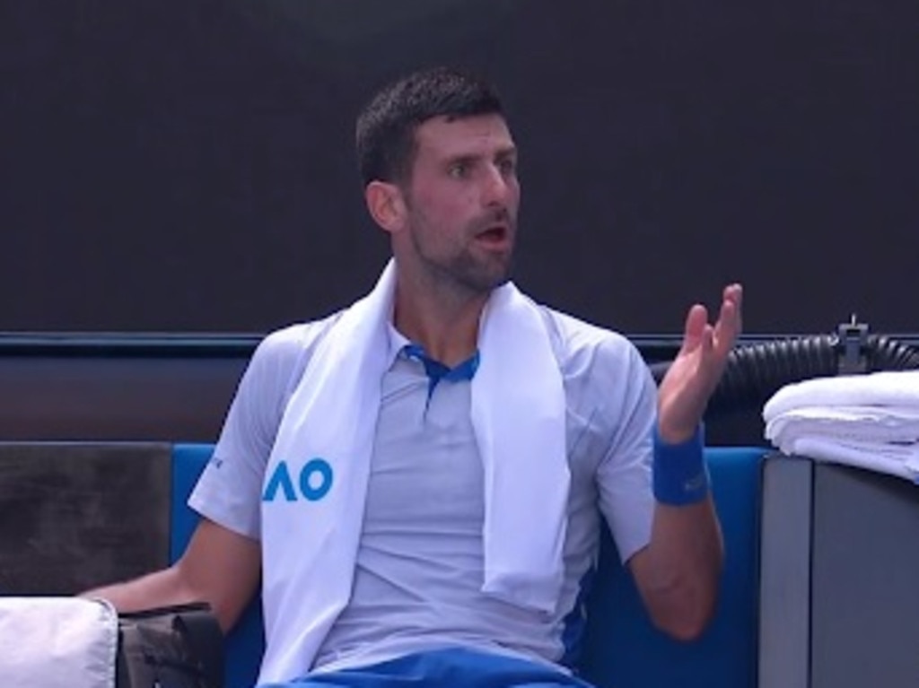 Novak Djokovic was left fuming at his own team.