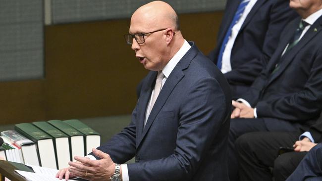 Opposition Leader Peter Dutton isn’t trying to be flashy. Picture: NCA NewsWire/Martin Ollman