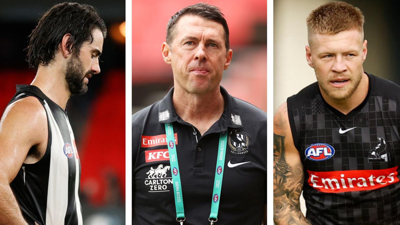 Nick Riewoldt has implored Collingwood to be bold.