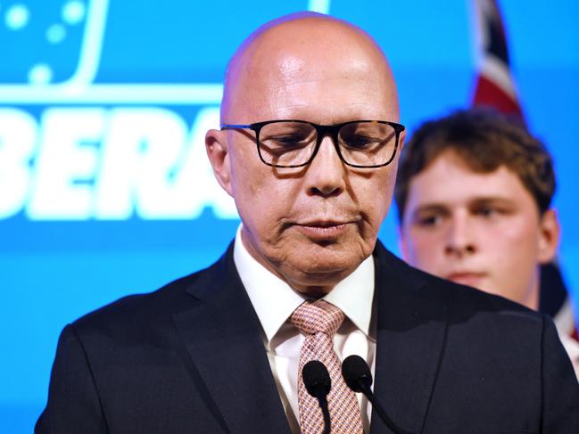 Peter Dutton was slammed by Treasurer Jim Chalmers over his party’s decision to oppose Labor’s tax cuts. Picture: Dan Peled/Getty Images