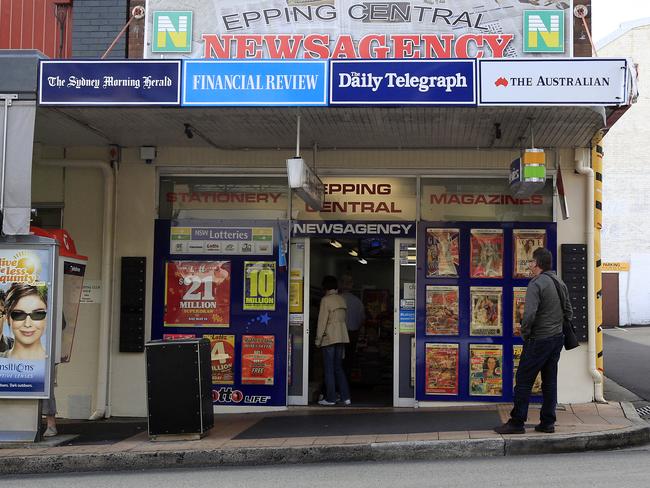 The Lin family newsagency, which Min turned into a $1m-a-year business with Lilly working beside him for nearly seven years.