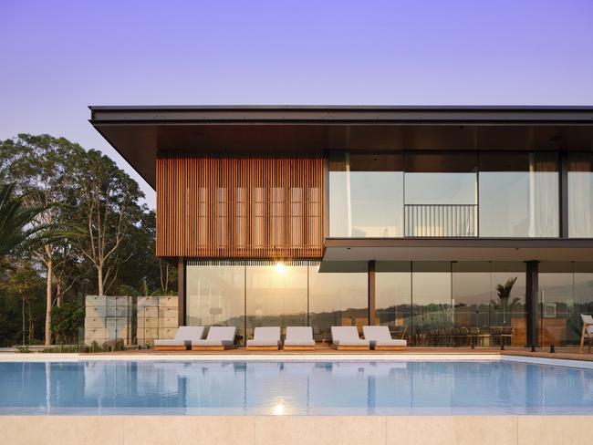 Soma is an exclusive 10 bedroom, 11 bathroom luxury retreat in the Byron Hinterland. Picture: Romello Pereira/ Soma Byron