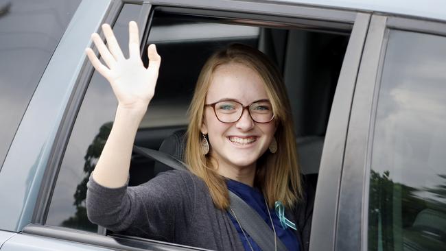 Fighting on....Cassidy Stay remains positive after the death of her family. Picture: AP/David J. Phillip