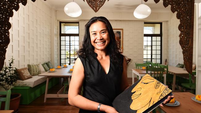 Owner of Thai restaurant Wild Rice Laos on Flinders Street, Noi Latthida. Picture: Zak Simmonds