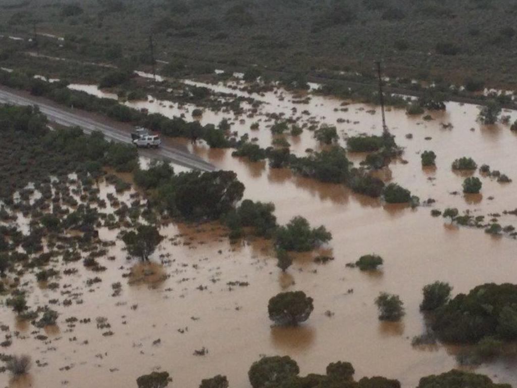 Flooding in South Australia has disrupted stock deliveries to the Top End. Picture: SA State Emergency Service (SA SES)