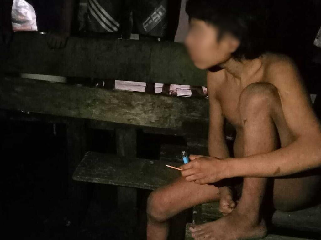 KIDS NEWS 2025: This youth from an uncontacted tribe in the Brazilian Amazon was filmed speaking with locals in a riverside village.  According to Survival International, FUNAI — the Brazilian indigenous authority  - asked world media to blur his face after determining he was a minor, not a man. 
Picture: supplied/Survival International