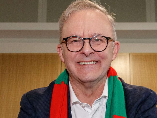 WEEKEND TELEGRAPH JULY 1, 2023Australian Prime Minister Anthony Albanese along with Premier Chris Minns were at the opening of the Rabbitohs Heffron Community & High Performance Centre today.Picture: David Swift