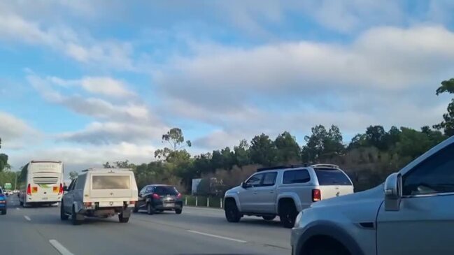 Crash on the M1 northbound at Pimpama