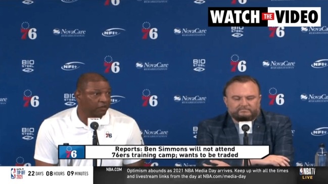 NBA coach snaps at Ben Simmons question