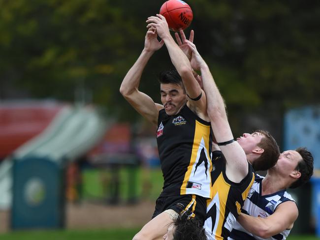 Dale Hehir in an appearance for Balwyn. Picture: Lawrence Pinder