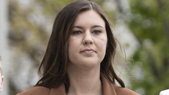 Brittany Higgins last week announced she’s got a new job at a public relations agency. Picture: Gary Ramage