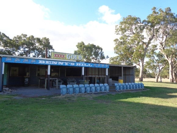 ‘Benny’s Hill’ at Kalangadoo Football Club.