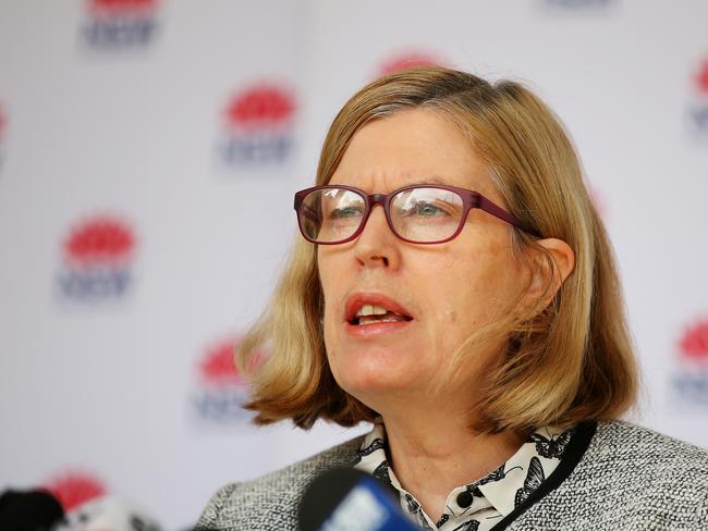 NSW chief health officer Dr Kerry Chant said a person in their 20s and one in their 30s were in ICU with Covid-19. Picture: NCA NewsWire / Nikki Short