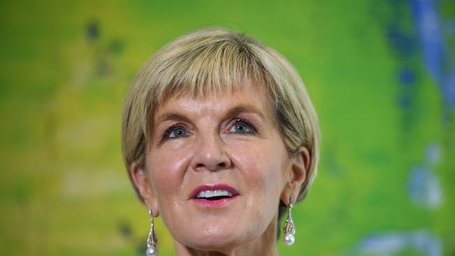 Australian Foreign Minister Julie Bishop