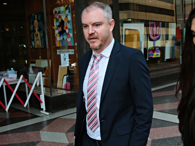 SYDNEY, AUSTRALIA- News Wire photos APRIL 27 2021- Peter Thistlethwaite (left) who was charged with sexually touching women while working as a paramadeic leaving Sydney Downing Centre court. Picture: NCA News Wire / Adam Yip