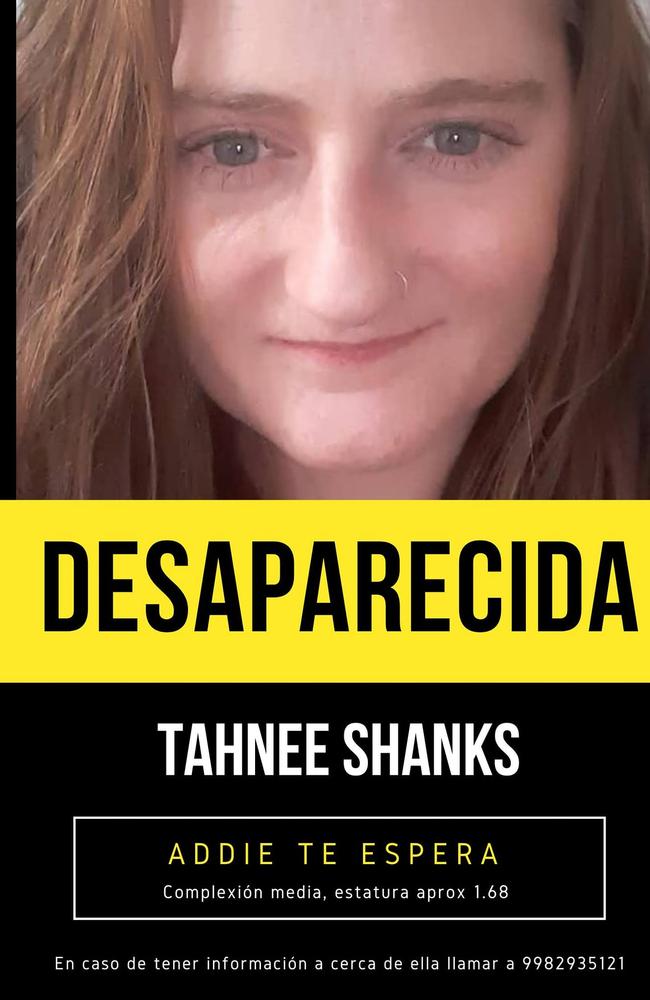 Mexican social media has lit up after the daughter of Airlie Beach woman Tahnee Shanks was found alone at a church. Picture: Facebook