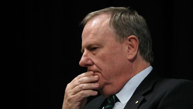 Former Treasurer Peter Costello at the ANU campus for the launch of a new book, Changing Fortunes: A History of the Australian Treasury, which examines how Treasury has evolved: in its economic thinking and with its influence on policy. Picture Gary Ramage