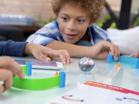 The Sphero Mini Activity Kit lets kids create an obstacle course for a robotic ball.