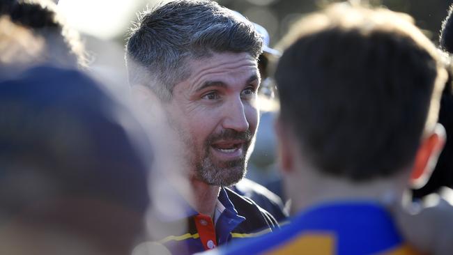 Maribyrnong Park coach Brodie Holland. Picture: Andrew Batsch