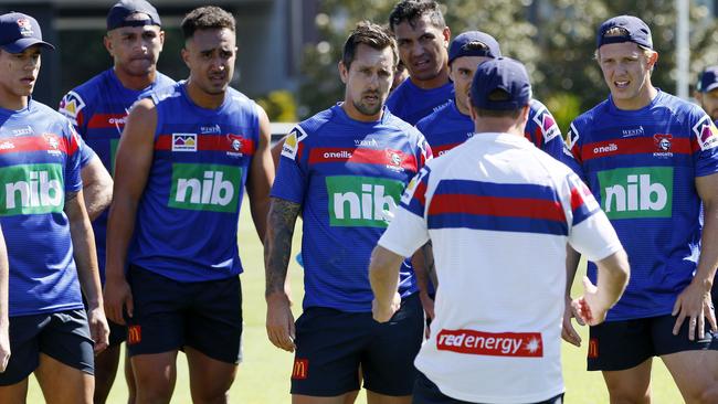 The Knights rely too much on halfback Mitchell Pearce. Picture: Darren Pateman