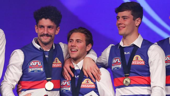 Western Bulldogs midfielder Caleb Daniel denies his team partied too hard over the off-season. (Photo by Scott Barbour/Getty Images)
