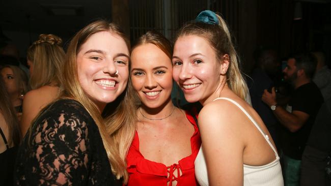 PIER BAR: Carly Graham, Georgia McRoberts and Kelsey Wilson