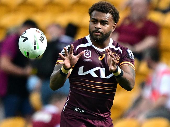 Ezra Mam’s suspension put the Broncos on the back foot before the season had even begun. Picture: Getty Images